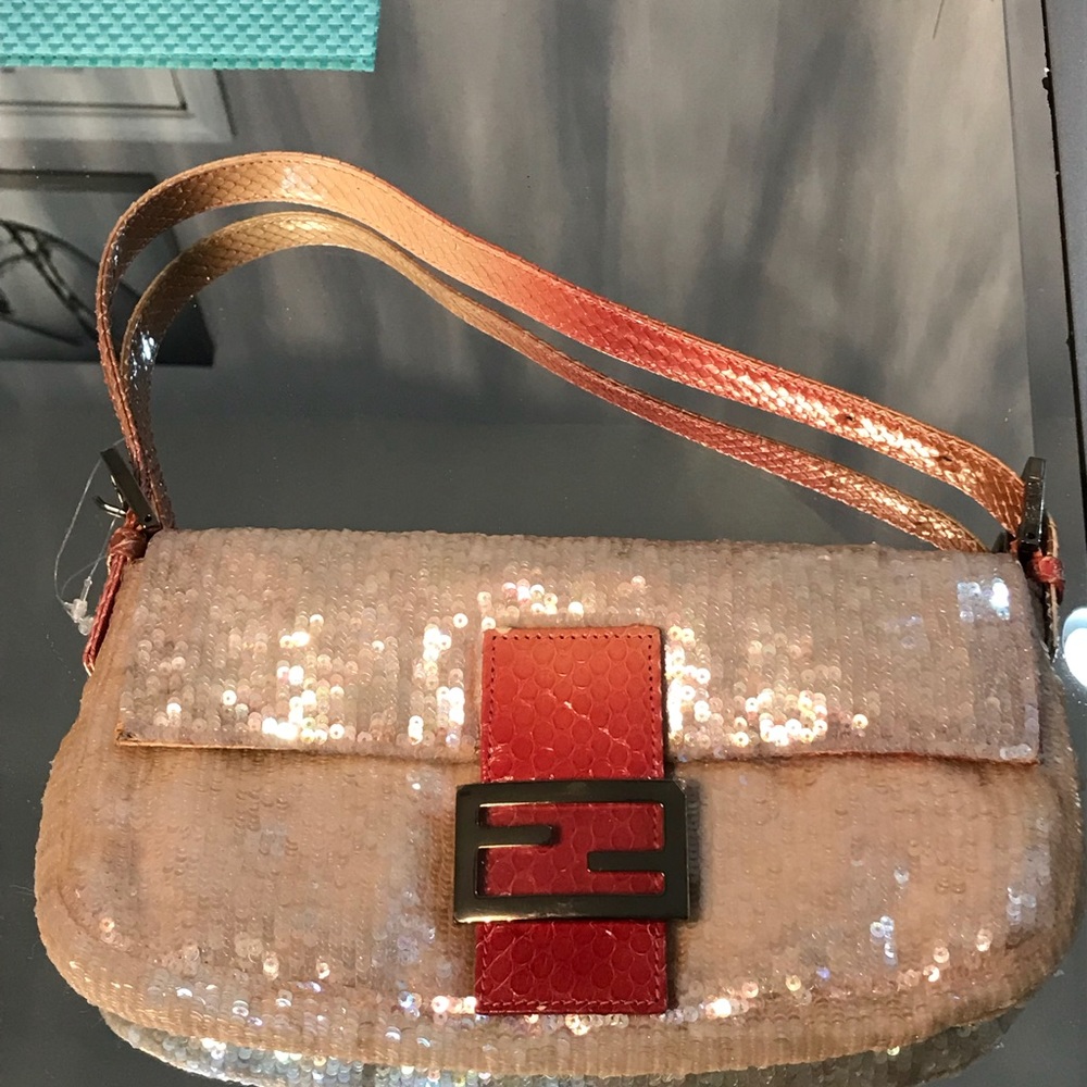 Fendi sequin ombré purse